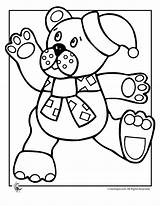 Christmas Bear Teddy Coloring Colouring Cliparts Pages Print Library Clipart Cartoon Gifs Jr Kids Collection Gif Index Fantasy Favorites Add sketch template