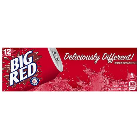 big red soda  oz cans shop soda