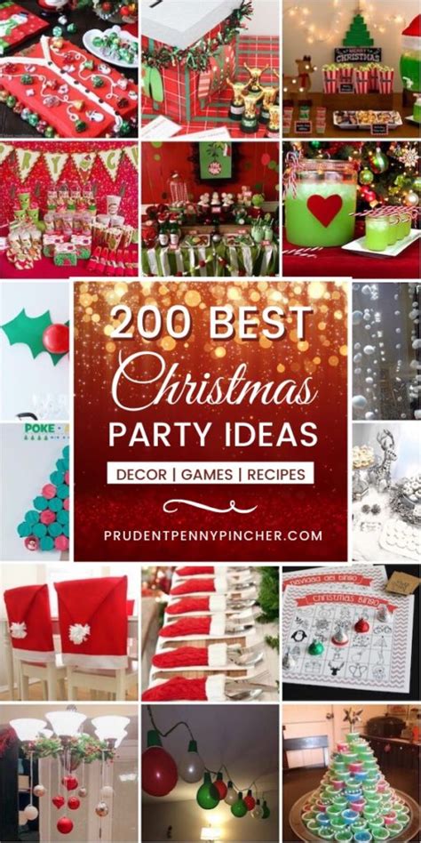 200 best christmas party ideas prudent penny pincher