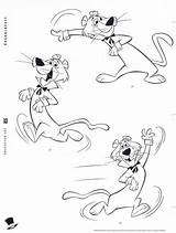 Barbera Snagglepuss 1998 Animation Sheets sketch template