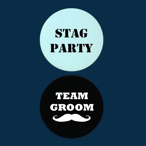 Stag Party Badges Anim8