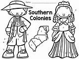 Colonies Southern Color Number Bundle Preview sketch template