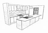 Kitchen Drawing Cabinet Cabinets Drawings Easy Simple Engineering Interior Kitchens Storage Sketch Layout Getdrawings Designs Furniture Plans Room Layouts  sketch template