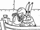 Spongebob Cangrejo Mewarnai Squarepants Ausmalbilder Sirigueijo Esponja Sponge Malvorlagen Jornal Lendo Krabs Colorir Crab Imagenes Munch Scream Tudodesenhos Sukses sketch template