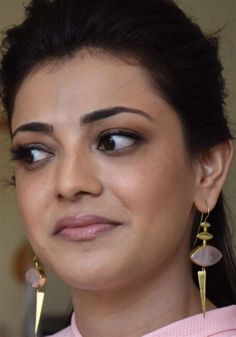 model kajal agarwal face close up photos gallery tollywood stars
