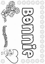 Bonnie Coloring Danika Pages Template Names Hellokids Print Color Online sketch template