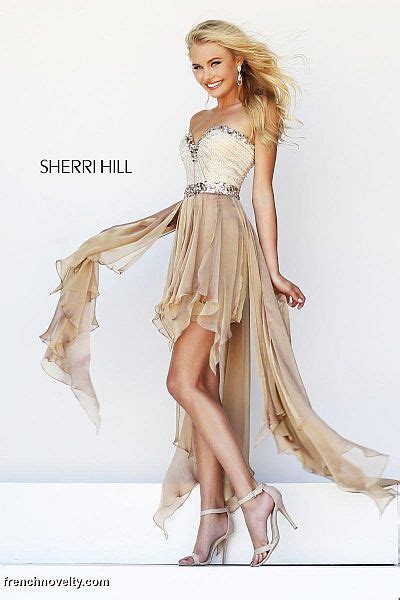 sherri hill 1920 high low party dress french novelty