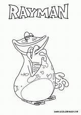 Rayman Pages Raskrasil Kolorowanki Personagem sketch template
