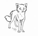 Wolf Coloring sketch template