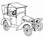 Medios Carros Coches Transporte Dibujar Transportes Viejos sketch template
