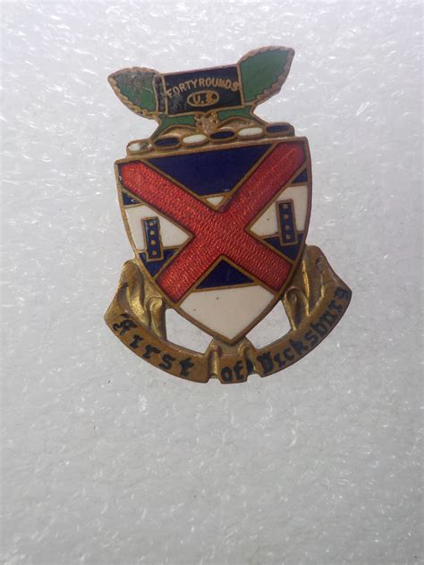 manufacturer price us army 13th infantry regiment crest dui badge cb