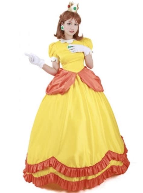The Dress™️ Cosplay Costumes Mario Halloween Costumes Princess Daisy
