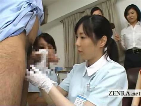 bizarre japan doctor handjob penis measuring research on