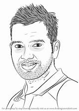Rohit Sharma Cricketers Kohli Virat Drawingtutorials101 Vba Arx Startups sketch template