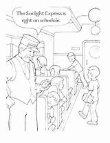 Coloring Polar Express Printable Pages Ticket Getcolorings Sheets Getdrawings sketch template