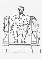 Coloring Lincoln Pages Monuments National Washington Dc Monument Abraham Clipart Drawing Sheets Printable States Coloriage Enregistrée Depuis Getdrawings Presidents Popular sketch template