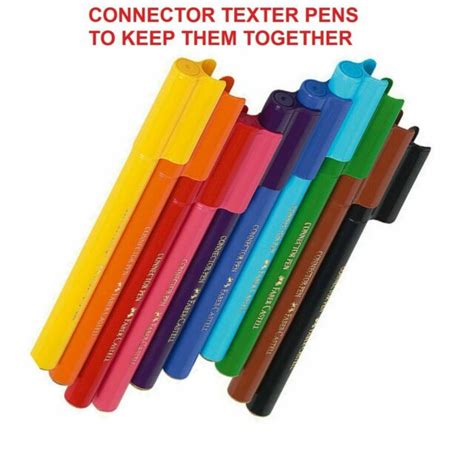 faber castell  pack kids texter connector  cube art drawing texta