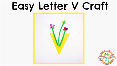 easy letter  craft preschool alphabet resource youtube
