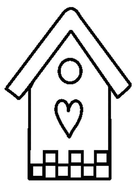 bird house coloring pages  kids  place  color
