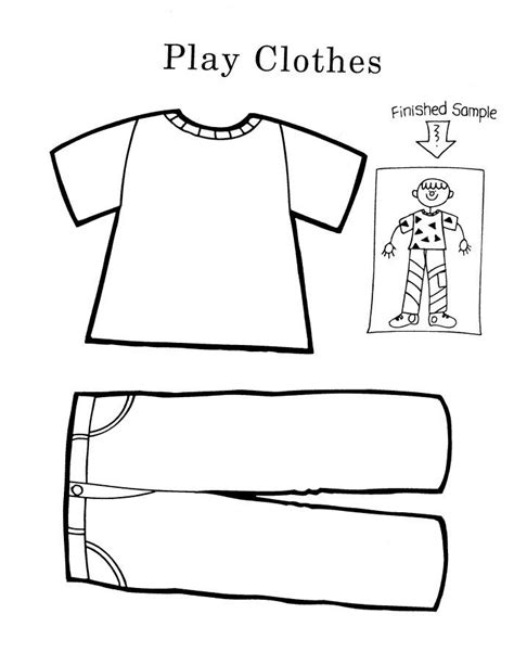 printable coloring pages clothes worksheet clothing themes clothes