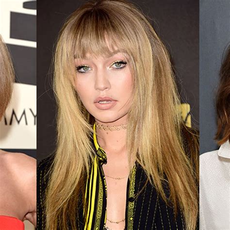 Fringe Hairstyles The Best Celebrity Bangs Ever