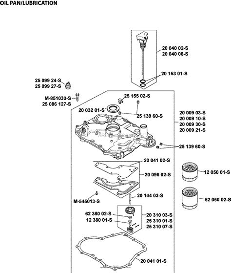 Kohler Sv530 0031 Mtd 17 Hp 12 7 Kw Parts Diagram For Oil Pan