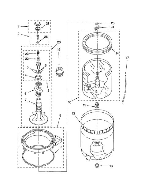 whirlpool cabrio washing machine parts diagram reviewmotorsco