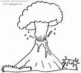 Volcano Gunung Mewarnai Volcan Merapi Lava Tk Eruption Paud Sd Marimewarnai Volcanoes éruption Miracle Timeless Coloori Sketsa Gaya Pemandangan Lave sketch template