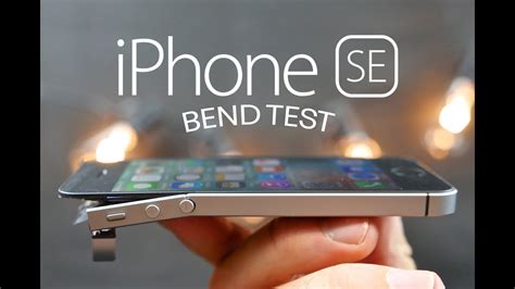 iphone se bend test