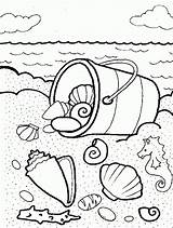 Beach Coloring Pages Theme Themed Printable Color Getcolorings Colorin Print sketch template