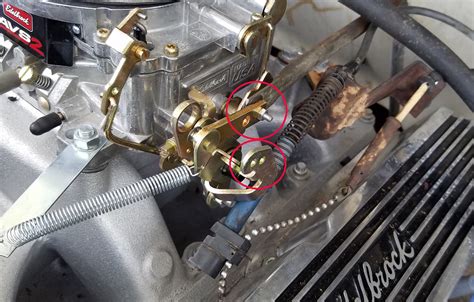 throttle linkage issue  edelbrock avs ford truck enthusiasts forums