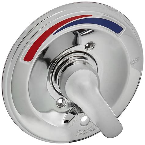 delta shower faucet trim valve single handle classic monitor  series chrome ebay