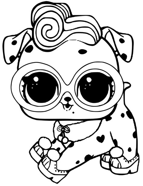 printable lol doll lol baby coloring pages pictures  cat
