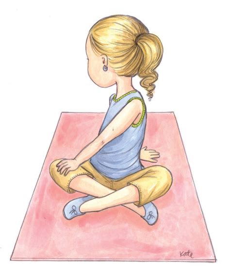 illustrations  teach kids yoga poses newsoul collection