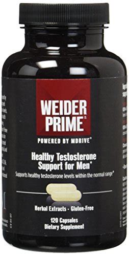 Weider Prime Testosterone Support Black 120 Count The Frumcare Store