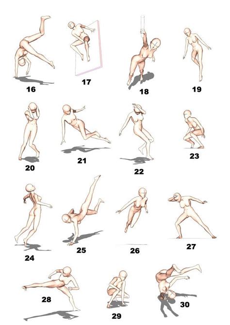 Art References And Resources Anatoref Dynamic Poses By