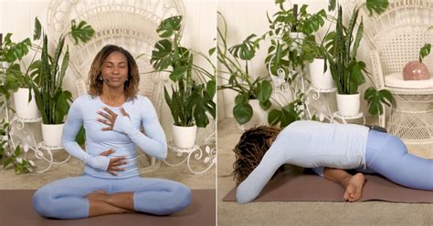 30 minute yoga flow for anxiety and stress from koya webb popsugar