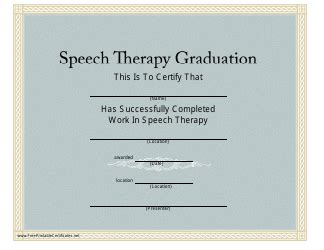 graduation certificate templates customize  print