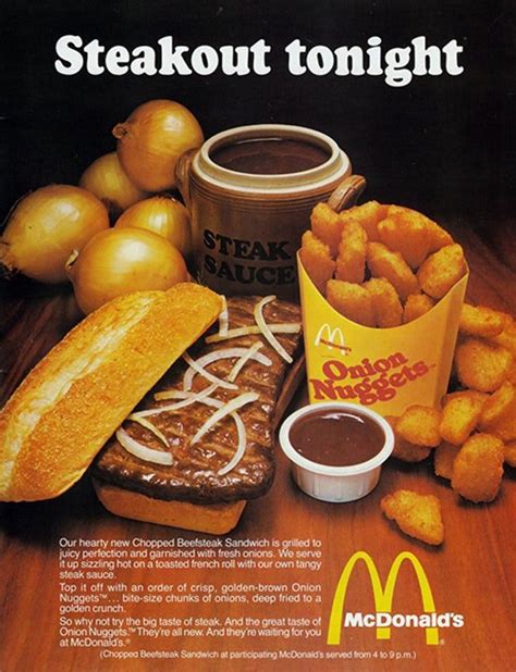 discontinued mcdonald s menu items mcdonald menu vintage ads discontinued food