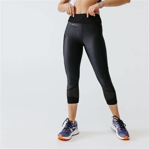 legging court run dry feel femme kalenji decathlon