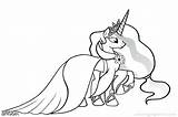 Pony Coloring Pages Little Celestia Getcolorings sketch template