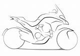 Multistrada Moto Asphaltandrubber Cad Motociclismo Bozzetto Motos Personalizadas sketch template