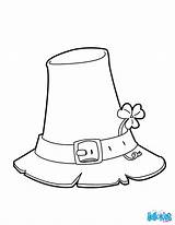 Hat Coloring Pages Shamrock Color St Patrick Printable Leprechaun Drawing Patricks Leprecon Print Getcolorings Hellokids Crafts Visit Sheets Templates sketch template