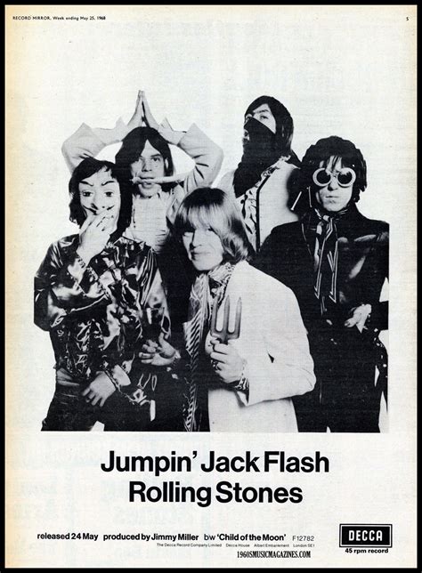 Jumpin Jack Flash~the Rolling Stones Record Mirror May 25th 1968 キース