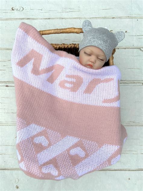 personalized baby blanket girl baby  blanket boy custom etsy