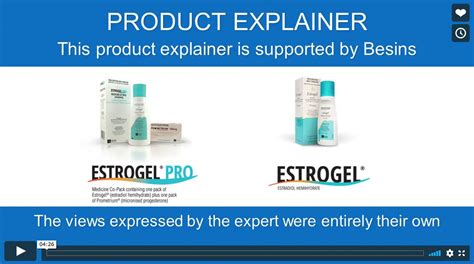 product explainer estrogel  estrogel pro  medical republic