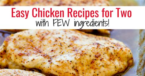 easy chicken dinner recipes     ingredients
