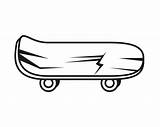 Skateboard sketch template