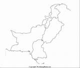 Pakistan Map Blank Worksheet Printable Pdf Practice sketch template