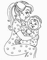Coloring Mother Pages Daughter Print Girls Coloringtop sketch template
